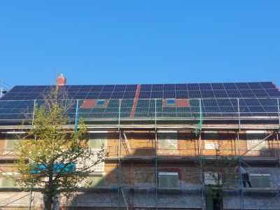 Mehrfamilienhaus Thale Solaranlage 2x25kWp
